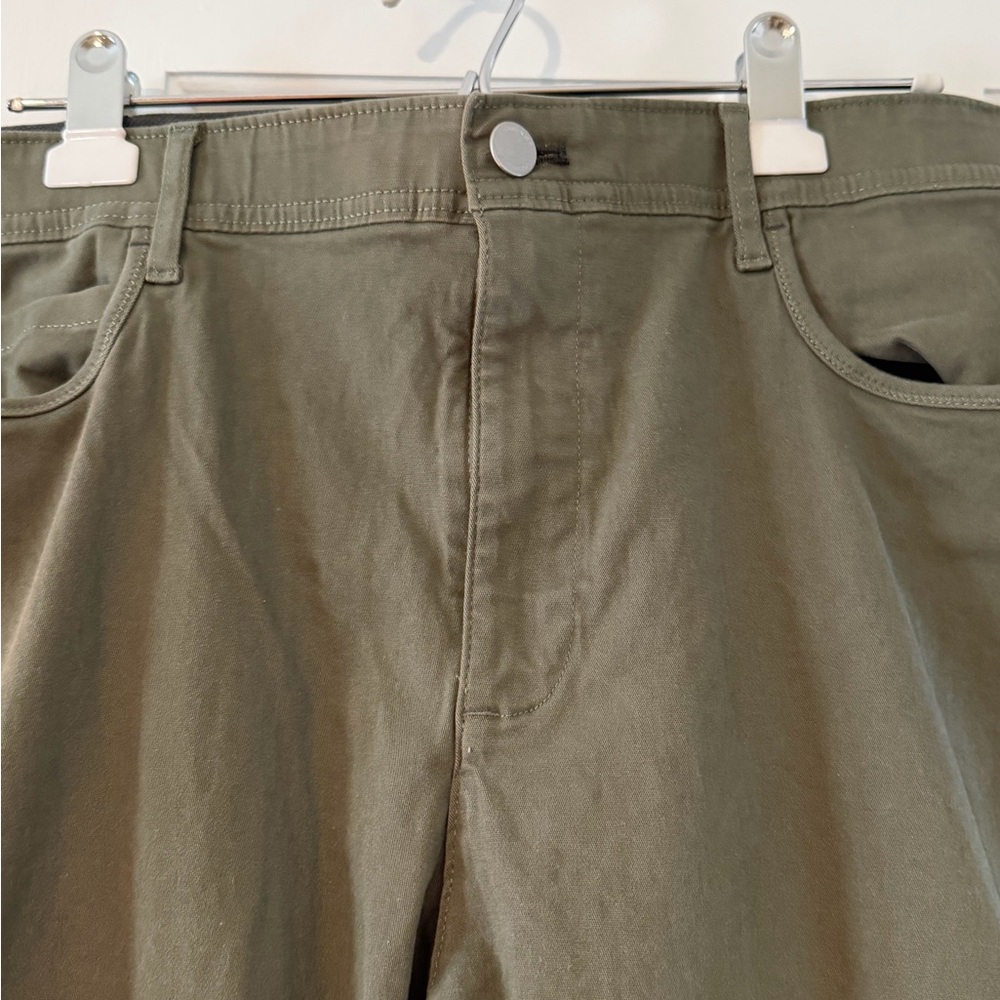 Calvin Klein Men’s Slim Fit Stretch Pants 36x30 Olive Green - Picture 4 of 7